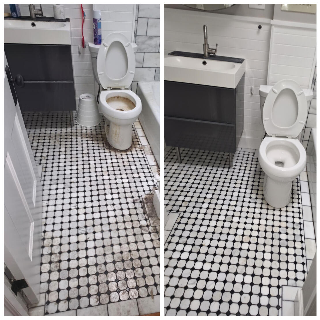 Detailed top-to-bottom deep cleaning of a commercial space